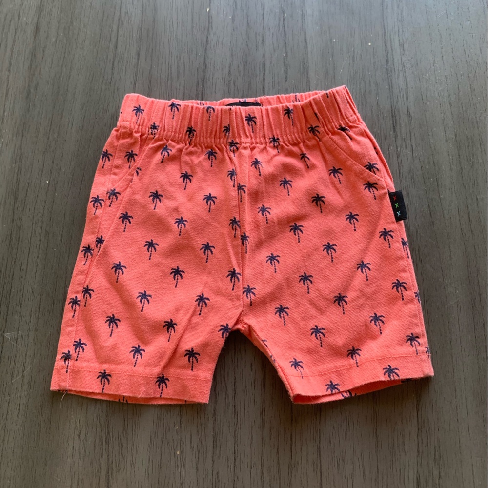 Cat & Jack Coral Palm Tree Print Shorts